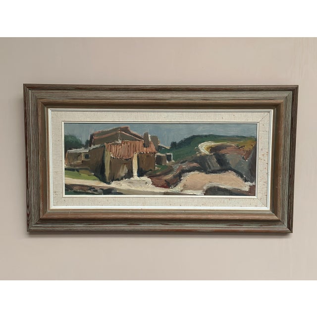Gideon Isaksson, Portuguese River, 1960s, Oil on Canvas For Sale - Image 11 of 18