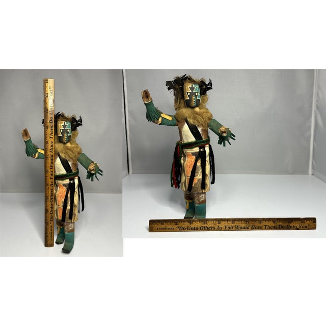 Vintage Hopi Kachina Doll: Hand Carved Folk Art, Arizona For Sale - Image 10 of 10