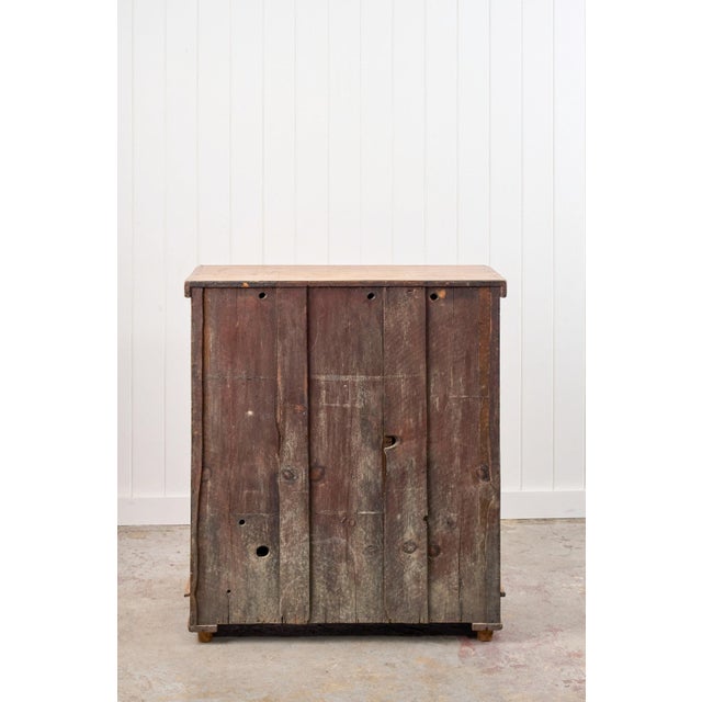 19th Century Pine 2 Over 3 Chest With Wooden Knobs For Sale - Image 14 of 14