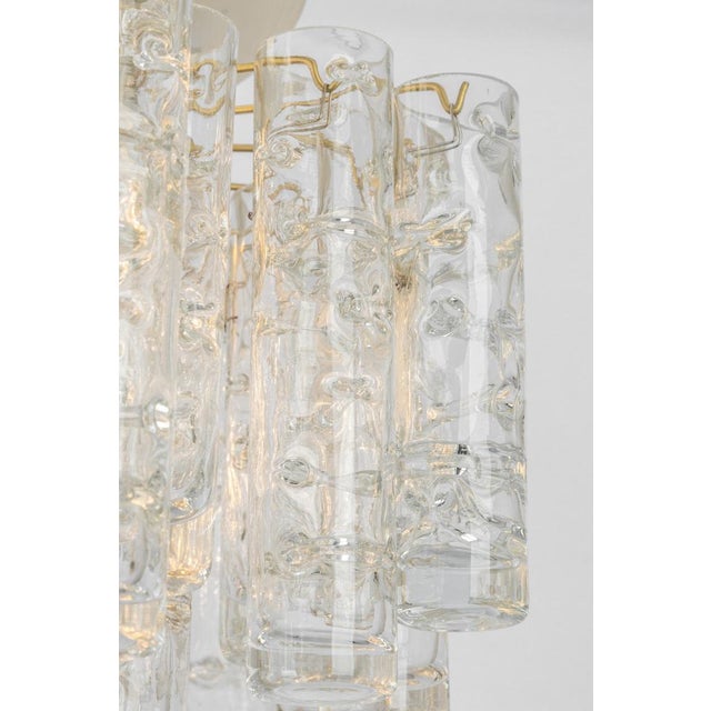 Murano Ice Glass Flushmount from Doria Leuchten, Germany, 1960s For Sale - Image 9 of 15