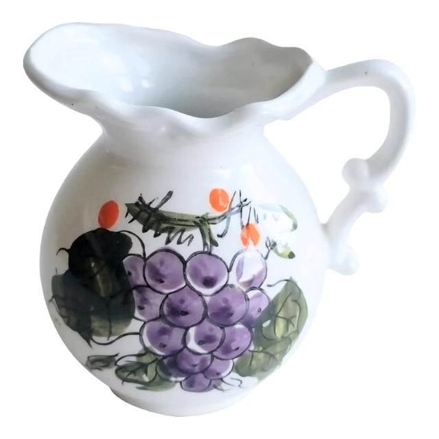 Early 20th Century Hand-Painted Japan Creamer For Sale