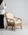 Mid 20th Century France Cream Bamboo Armchair For Sale In Greensboro - Image 6 of 11