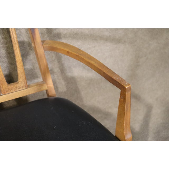 Burnt Orange Mid 20th Century Mid-Century Dining Chairs - 6 Pieces For Sale - Image 8 of 10