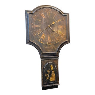 18c English Tavern Wall Clock For Sale