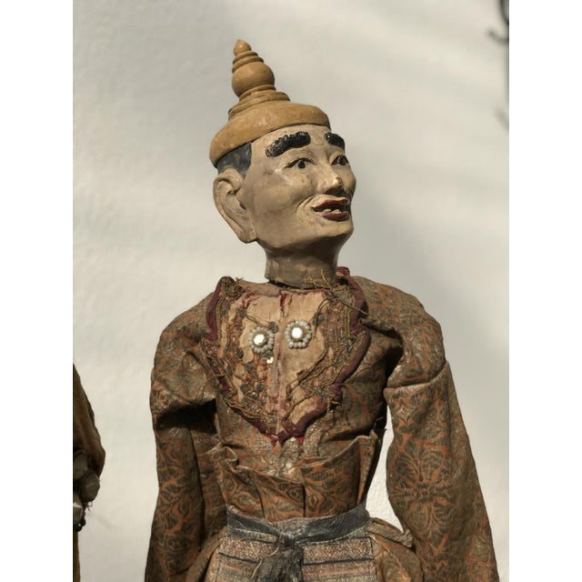 Myanmarese Doll in Brown Robes and Hat For Sale - Image 6 of 8