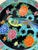 Beautiful vintage hand-painted decorative porcelain plate featuring a colorful exotic bird surrounded by vibrant floral...