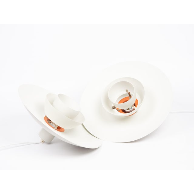 Louis Poulsen Vintage Danish PH 4/3 Hanging Lamps by Poul Henningsen for Louis Poulsen, 1966, Set of 2 For Sale - Image 4 of 15