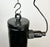 Black Industrial Black Enamel Factory Hanging Lamp, 1950s For Sale - Image 8 of 18