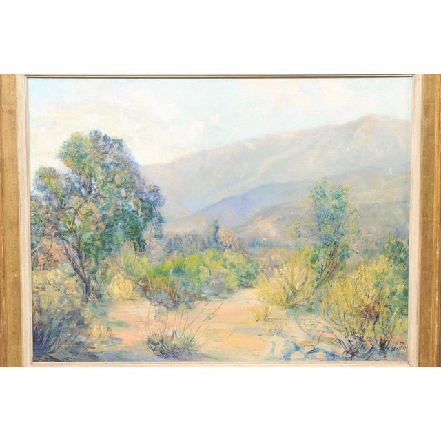 American Mid 20th Century Framed Impressionistic California Landscape For Sale - Image 3 of 12