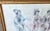 Late 20th-Century “Geisha Girls” Faux Bamboo Frame Lithograph Reproduction Under Glass by Edna Hibel For Sale - Image 13 of 16