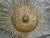 Mid-Century Modern Mid 20th Century Spanish Midcentury Gilt Metal Sunburst Chandelier with Wavy Rays For Sale - Image 3 of 12