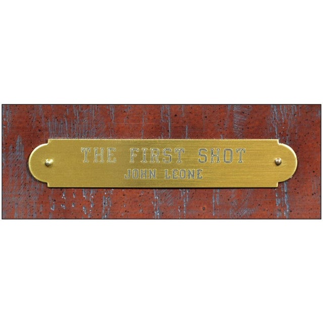 Mid 20th Century Mid 20th Century The First Shot, John Leone For Sale - Image 5 of 6