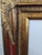 Rococo Ornate Red and Antique Gold Gilt Wood Picture Frame With Baroque-Style Relief For Sale - Image 3 of 12