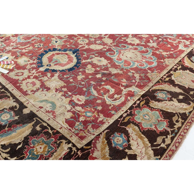 Indian Indian Agra Rug For Sale - Image 3 of 9