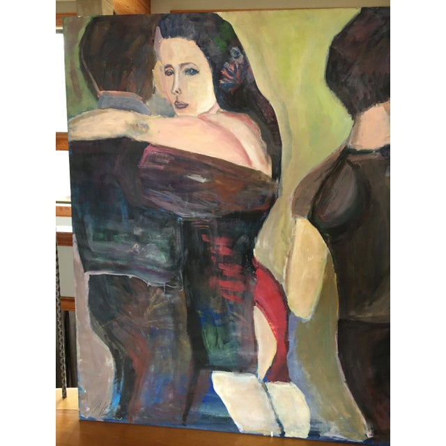 1980s Monumental Rare, Peter Keil, Oil on Canvas For Sale - Image 5 of 13