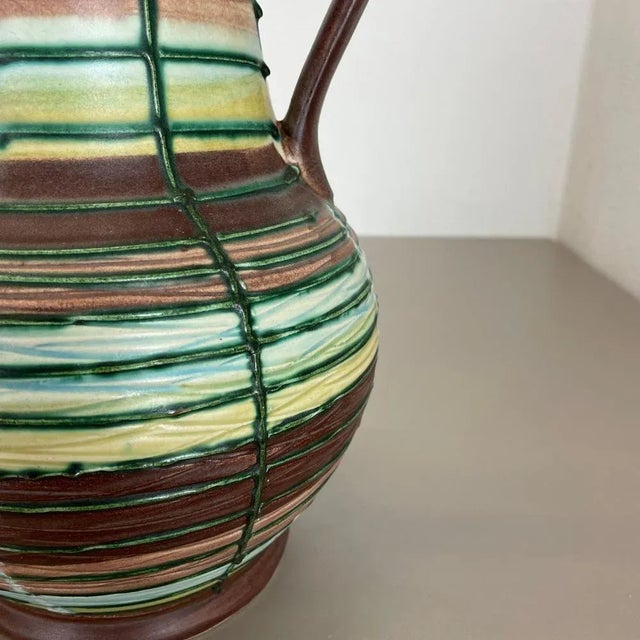Fat Lava Pottery Vase from Bay Ceramics, Germany, 1970s For Sale - Image 11 of 18