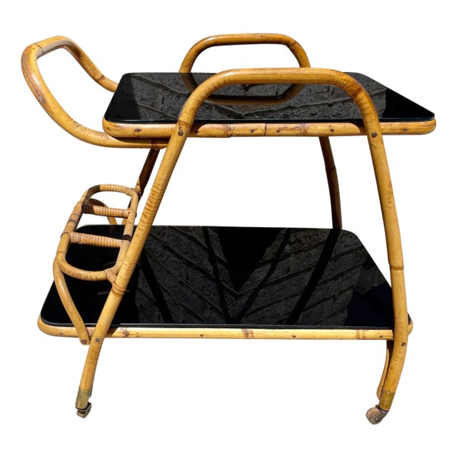 Bamboo Trolley Cart For Sale