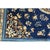 Antique Chinese - Peking Chinese Floral, Medallion Blue 1890s Rug, Circa Date: 1890s. This exquisite example of late Qing...