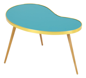 Vintage Kidney-Shaped Table, 1960s