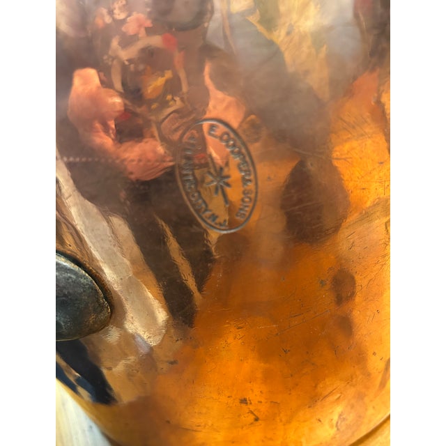 Very Large Antique E Cooper & Sons Copper Pot For Sale - Image 4 of 15