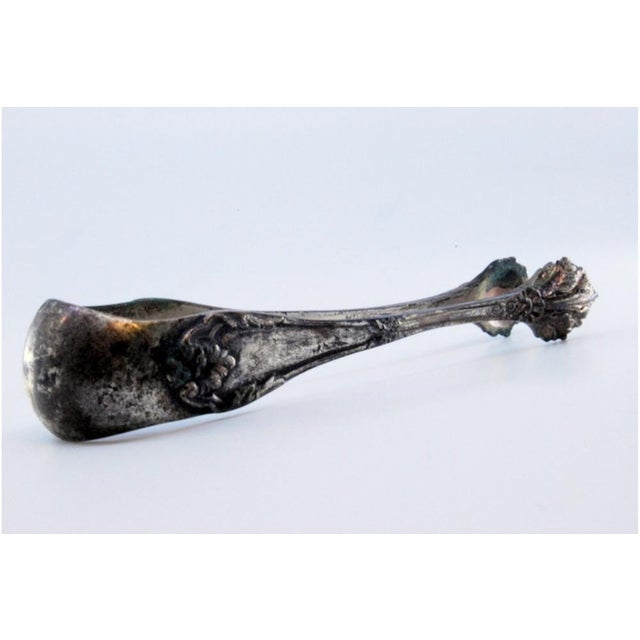 Ice Tongs in Embossed Silver with Friezes and Palms For Sale - Image 4 of 10