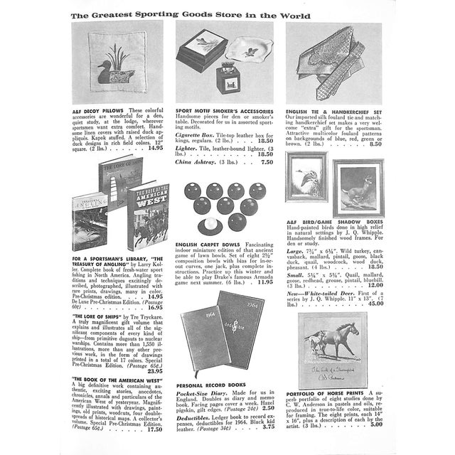 Abercrombie & Fitch the Christmas Trail 1963 For Sale - Image 4 of 13
