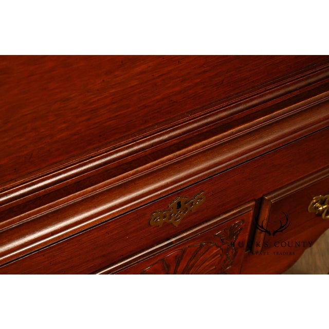 American Drew Traditional Chippendale Style Mahogany Highboy Chest on Chest Tall Dresser For Sale In Philadelphia - Image 6 of 18