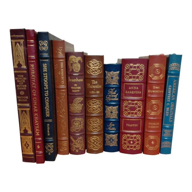 Easton Press Leather Bound Books Set of 10 For Sale