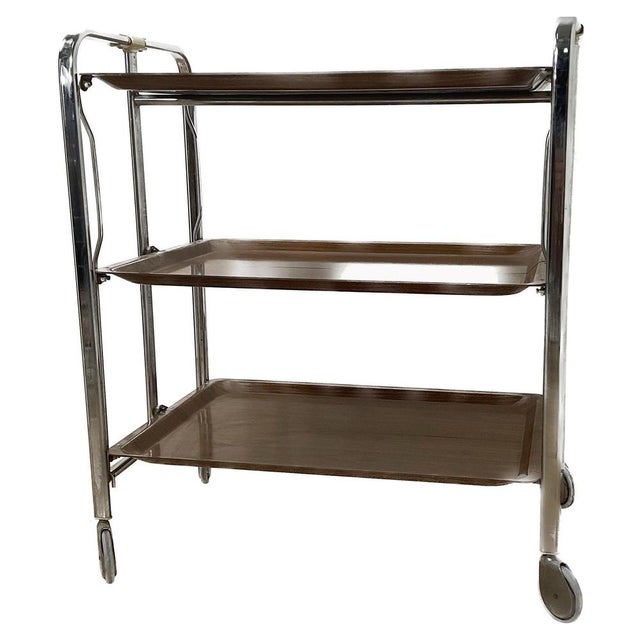 Mid-Century Modern Serving Trolly, 1960s For Sale - Image 15 of 15