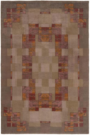 Doris Leslie Blau Vintage French Art Deco Rug