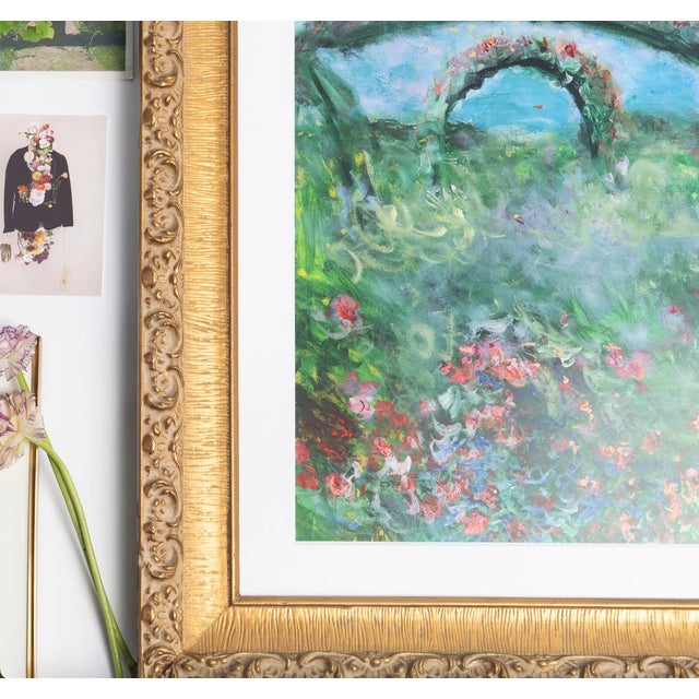 Garden in Bloom Framed Art Print For Sale - Image 4 of 4