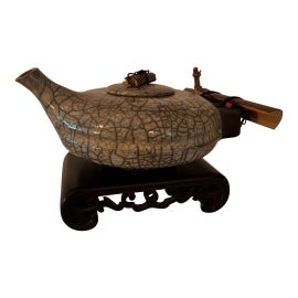 Example of Antique Pewter Finish Coffee and Tea Service