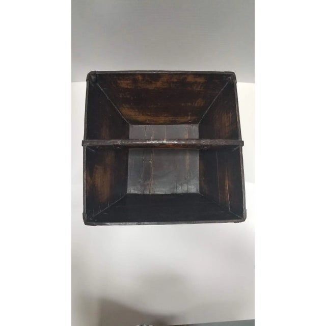 19th Century Wood Rice Container For Sale - Image 4 of 10