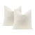Not Yet Made - Made To Order 20" Alabaster Roman Cut Velvet Pillows - a Pair For Sale - Image 5 of 5