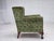 1950s Danish Armchair in Green Velour and Carved Oak, 1950s For Sale - Image 5 of 18