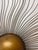 Ntage 40” Brass-Finish Starburst Sunburst Wall Sculpture For Sale In Miami - Image 6 of 10