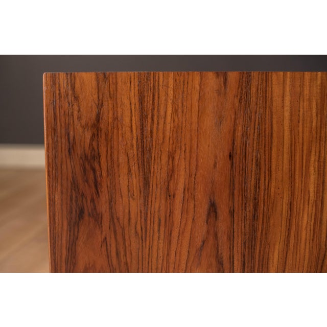 Vintage Pair of Rosewood Danish Modern Bedside Table Nightstands For Sale - Image 18 of 18