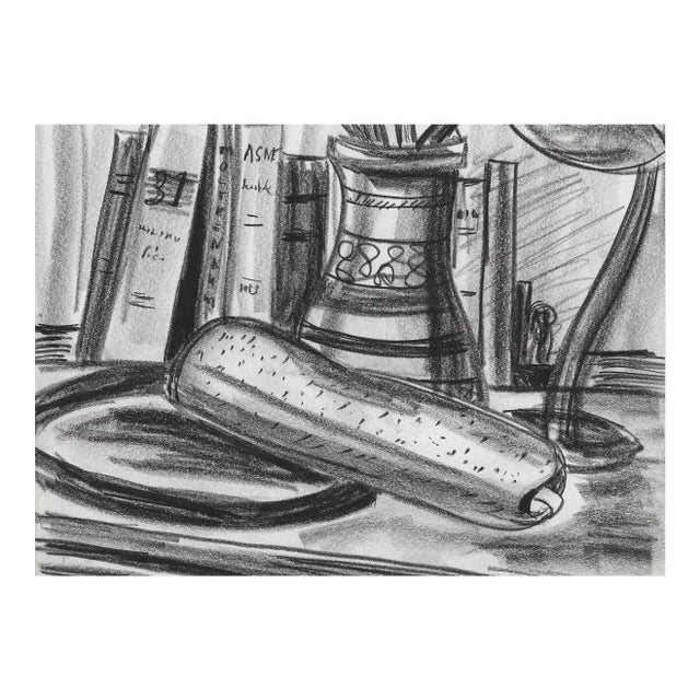 1950s Virginia Spencer Still Life Drawing For Sale