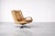 Metal Mid-Century Modern German Leather Swivel Chairs from Carl Straub, 1950s, Set of 2 For Sale - Image 7 of 18