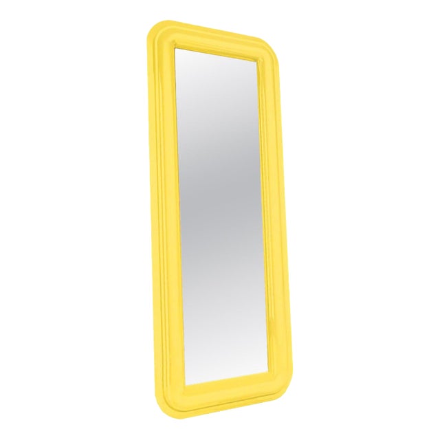 Convex Floor Mirror in Powder-Coated Aluminum by Altreforme For Sale