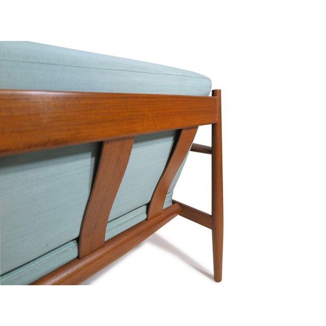 Mid 20th Century Grete Jalk Teak Three Seat Sofa For Sale - Image 10 of 13