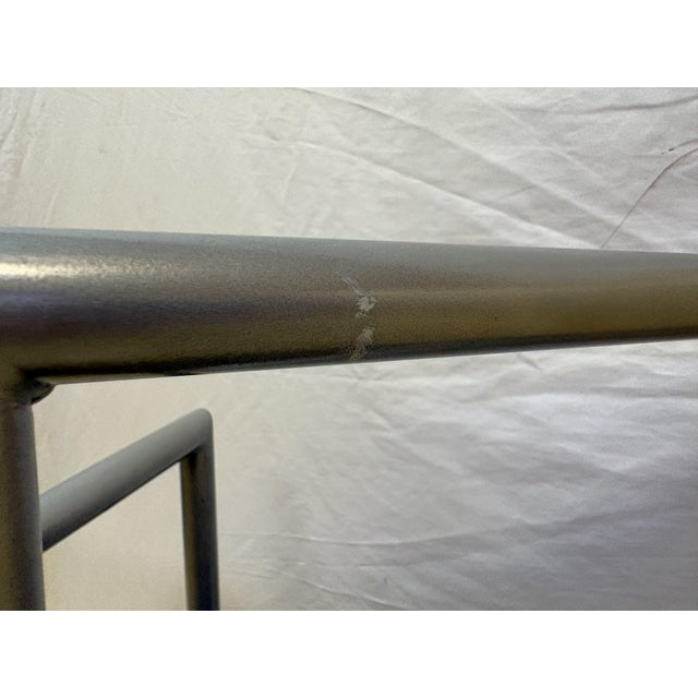 Hickory Business Furniture Faux Croc and Metal Office Chairs - A Pair For Sale - Image 13 of 18