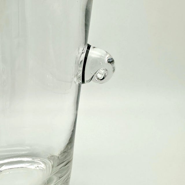 Contemporary Late 20th Century Crystal Ice Bucket For Sale - Image 3 of 5