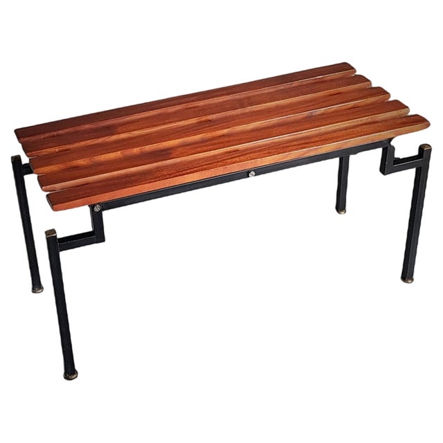Danish Teak Bench, 1960s For Sale