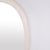 Oval White Painted Mirror with Wooden Frame, 1940s For Sale - Image 4 of 7