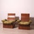 Wonderful pair of armchairs, handcrafted from the 1970s/1980s in curved wood, essential design, clean and simple lines...