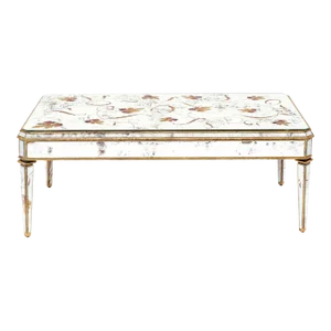Art Deco Mirrored French Coffee Table, Circa 1970
