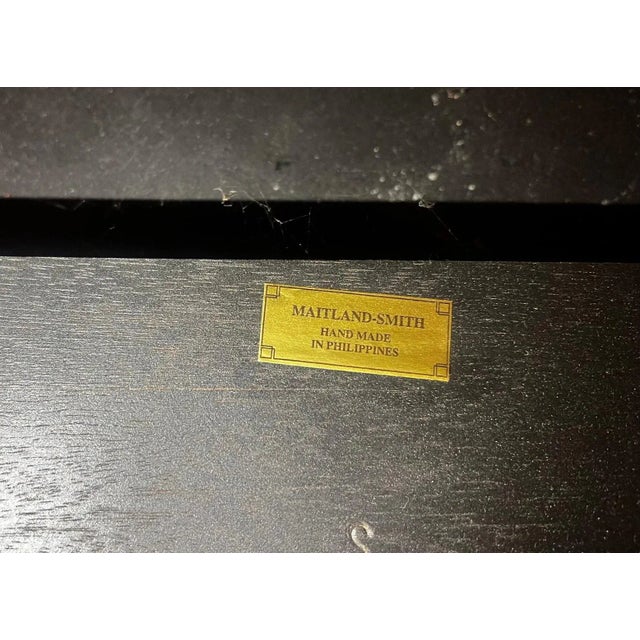 1990s Maitland-Smith Round Center Table For Sale - Image 10 of 10