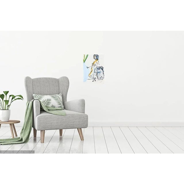 Martha Holden "Modern Woman" Contemporary Figurative Female Nude Painting. For Sale In Los Angeles - Image 6 of 7