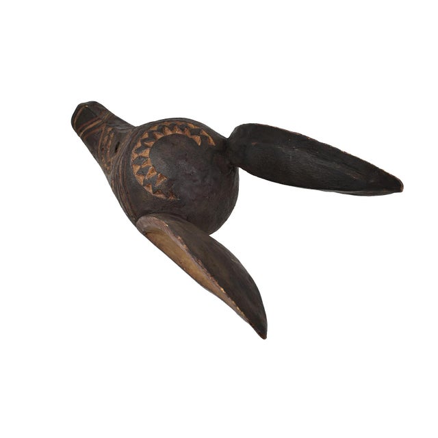 Early 20th Century Early 20th Century Bwa or Bobo Animal Mask Burkina Faso For Sale - Image 5 of 6